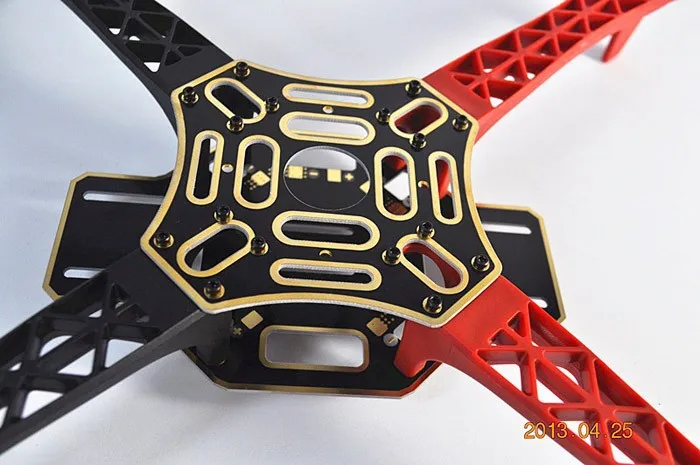 F02192 HJ 450 Multicopter 450F покрыт нейлоновым волокном рамка Комплект планера сильный гладкой RC KK MK MWC 4-осевая машина Сделай Сам Квадрокоптер самолет