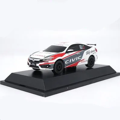 Оригинальные 1:43 Масштаб сплава гоночная модель, высокая моделирования Honda Civic, металлические отливки, коллекция модель игрушечного автомобиля - Цвет: Зеленый