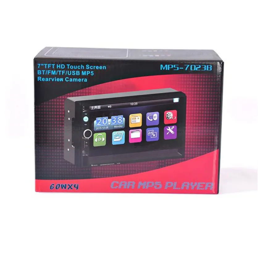 Топ качество по Bluetooth стерео аудио в Дэш Aux Вход приемник SD/USB MP5 плеер #0706|car mp5 player|mp5