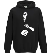 2019 fashion man Hoodies Bruce Lee Hoodie Martial Arts Jeet Kune Do The Dragon Sweatshirt jeet kune do book with dvd teaching for learning bruce lee s kung fu martial art