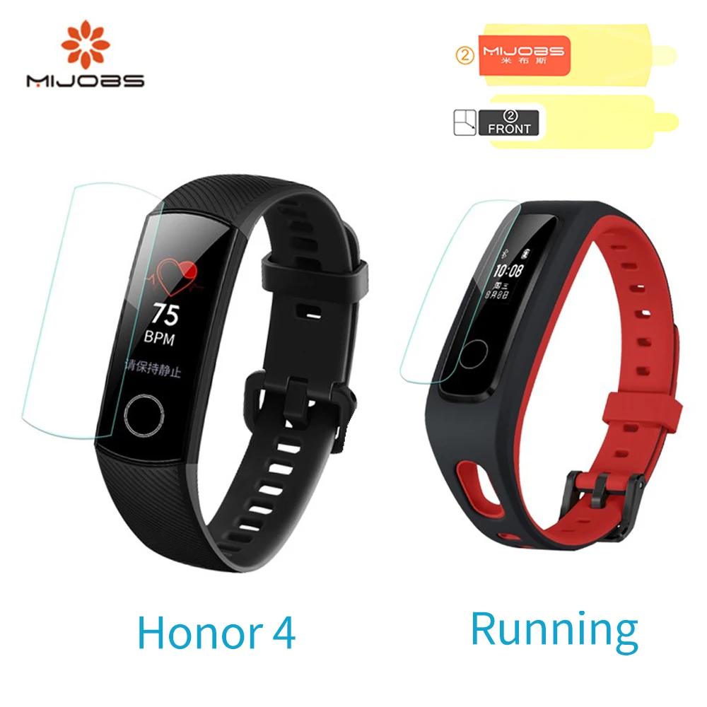 Защитная пленка для экрана Huawei Honor Band 4 и беговая версия тонкая мягкая защитная