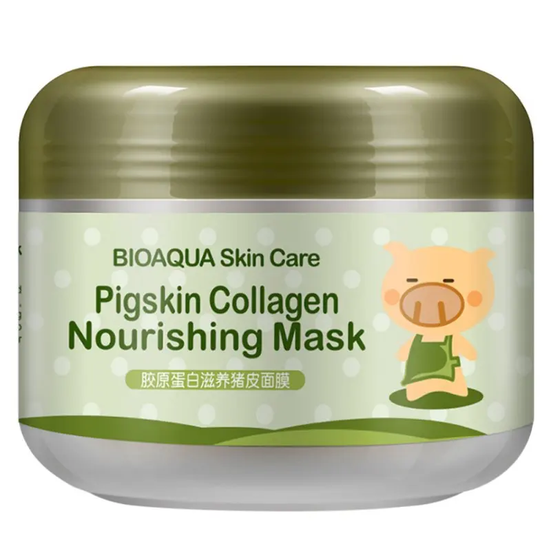 

2018 Korean Collagen Pig Skin Face Mask Anti Aging Cream Anti Wrinkle Magic Facial Mask Ageless Products Cosmetics 100g yr23