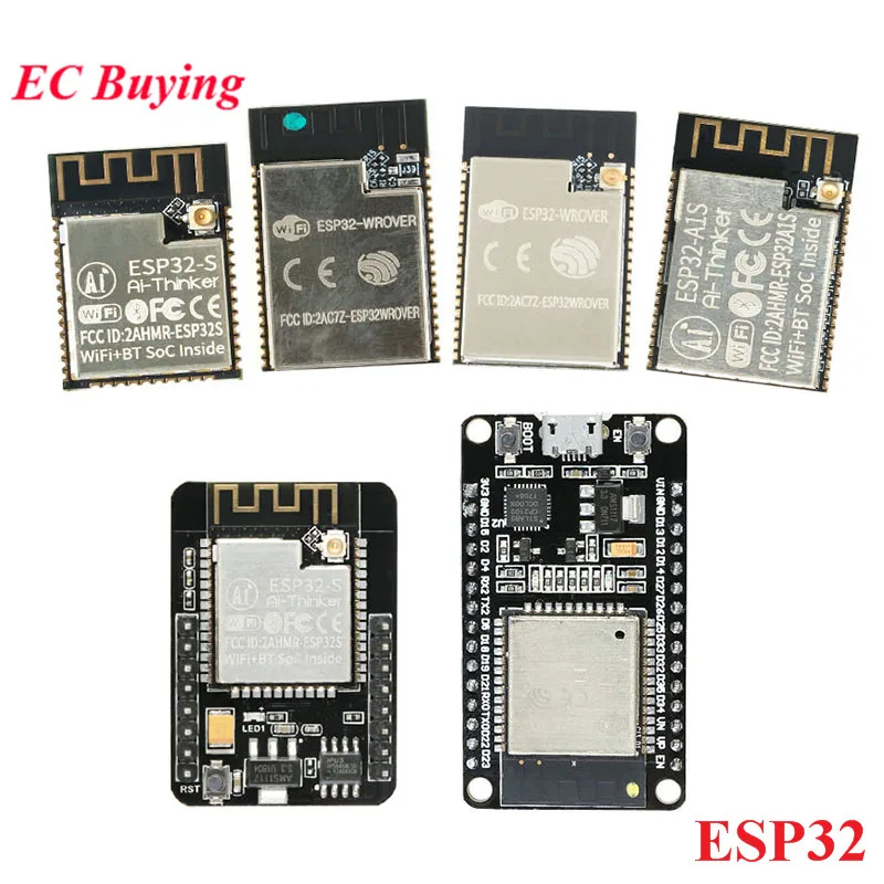 ESP32 Беспроводной модуль ESP-WROOM-32 макетная плата ESP32-S ESP32-A1S ESP32-WROVER-I ESP32-WROVER ESP32-CAM с OV2640 Камера