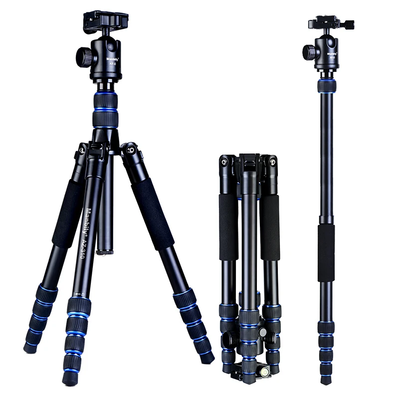  Manbily AZ-310 Tripod Digital SLR Camera Stand Micro Single Portable Travel Monopod for Nikon Canon