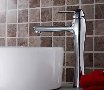 

Top quality Hot and cold water basin faucets bathroom single handle taps home supplies Polished Chrome sink tap mixer