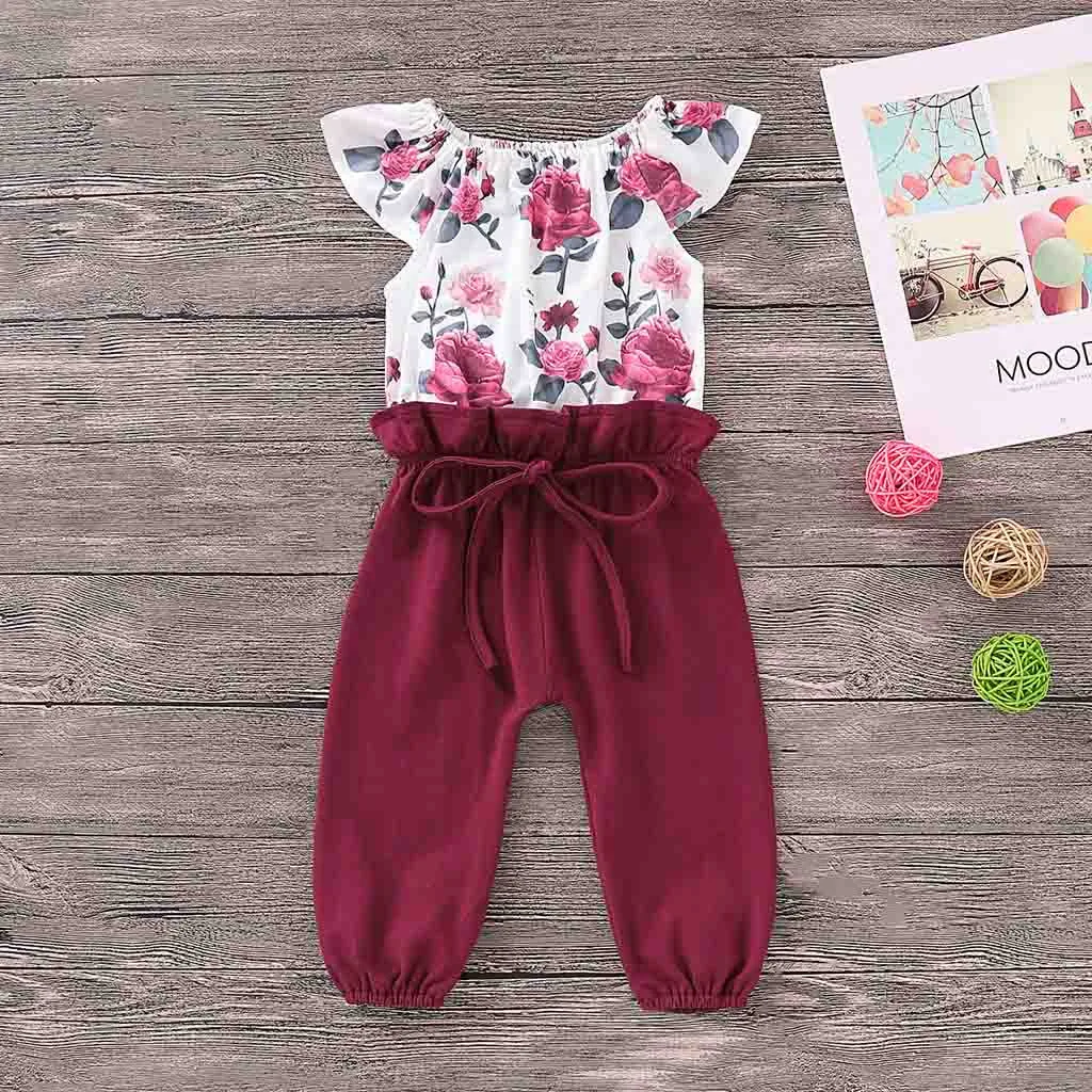

Newborn Summer 2019 Baby Girl Boy Clothes Fashion Patchwork Floral Print Baby Rompers Baby Onesie Baby Winter Clothes