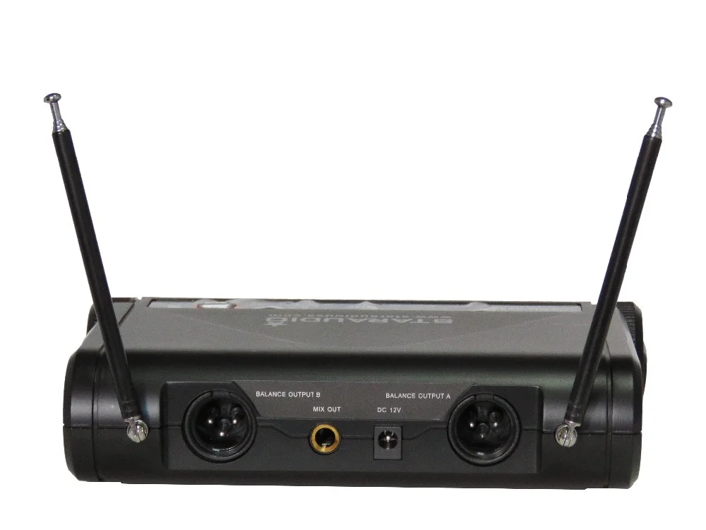 2ch uhf microphone set