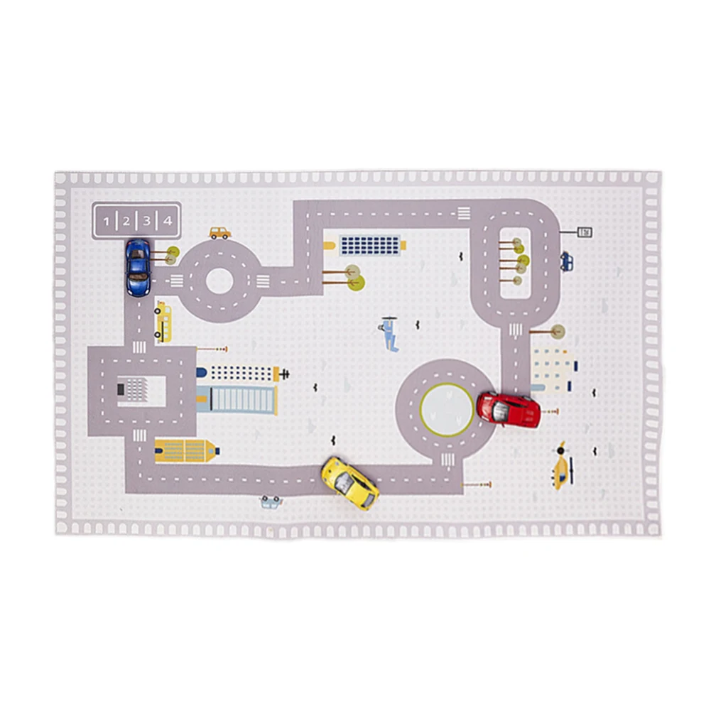 INS стиль детей цифровой шоссе играть коврики игровой коврик, напольный ковер Ползания Pad Детская комната украшения