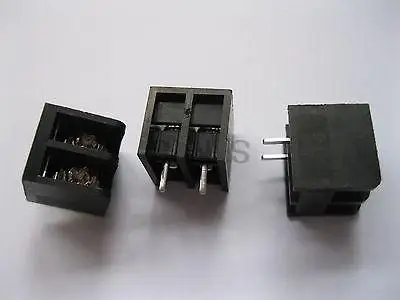 

150 pcs Black 2 pin 8.25mm Screw Terminal Block Connector Barrier Type DC39B