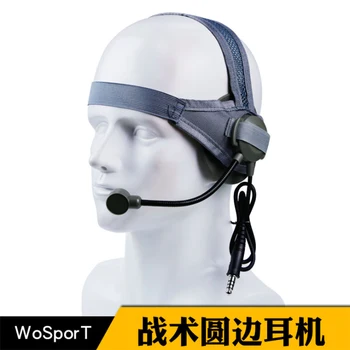 

WoSport Tactical HD02 Round Edge Headset U94 Style PTT for iCom Kenwood Midland Motorola T6200