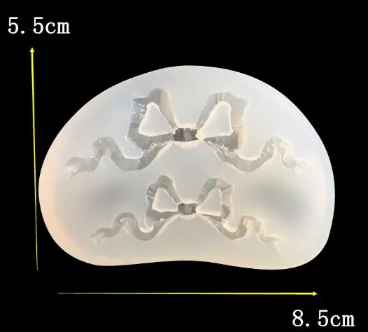 Мини Popsicle силиконовая форма DIY смолы искусство Луки амулеты украшения из перьев формы инструмент для изготовления ювелирных изделий шоколада кристаллическая форма - Цвет: bows