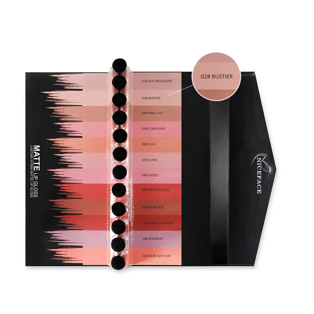 NICEFACE 12 Colors Lip Gloss Matte Liquid Lipstick Hot Sexy Lip Paint Waterproof Long Lasting Makeup Tools Cosmetic Kit New NICEFACE 12 Colors Lip Gloss Matte Liquid Lipstick Hot Sexy Lip Paint Waterproof Long Lasting Makeup Tools Cosmetic Kit New