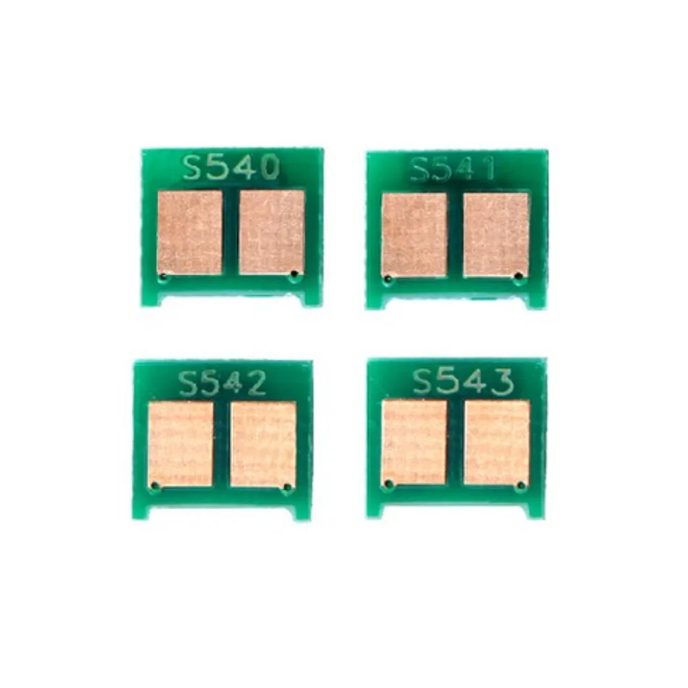 Hisaint 5pk cb540 cb541 cb542 cb543 1215 чип сброса для HP color laserjet cp1215 принтер 540 541 542 543 тонер