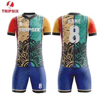 

Full Sublimation Custom Soccer Jersey Print Any Pattern Personalized Team Football Uniforms Authentic Jerseys