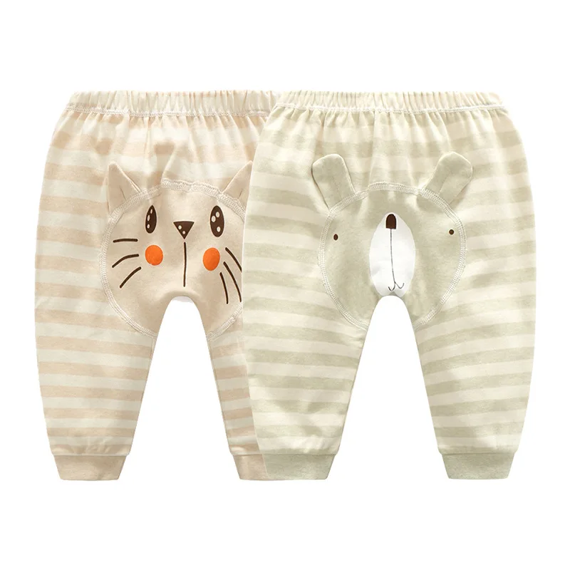 Cute Baby Boy Pants Cotton Newborn Trousers Spring Autumn Cartoon