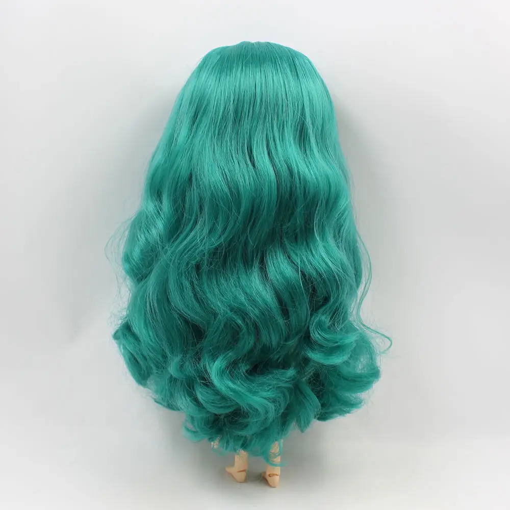 Кукла Blyth ICY DBS с обнаженными суставами зелеными вьющимися волосами и матовым