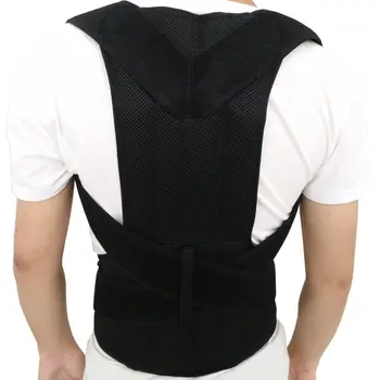 

Hot Sale Adjustable Lumbar Support Waist Massage Belt Posture Neoprene Back Support Brace For Thoracic Back Care Supportor B003