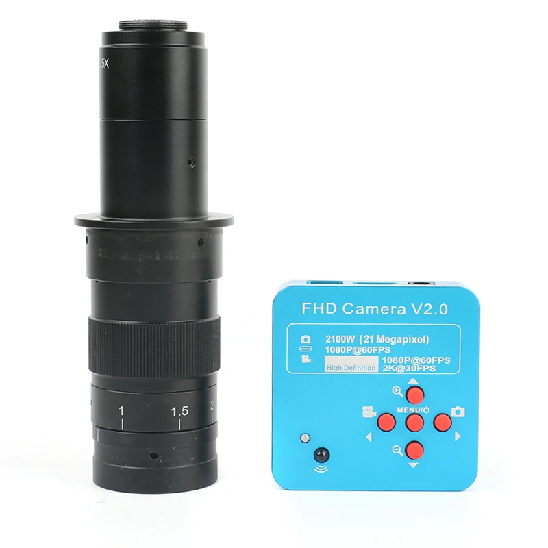  38MP 1080P 60FPS 2K HDMI USB Industrial Electronic Digital Video Microscope Camera 100X 180X 300X C