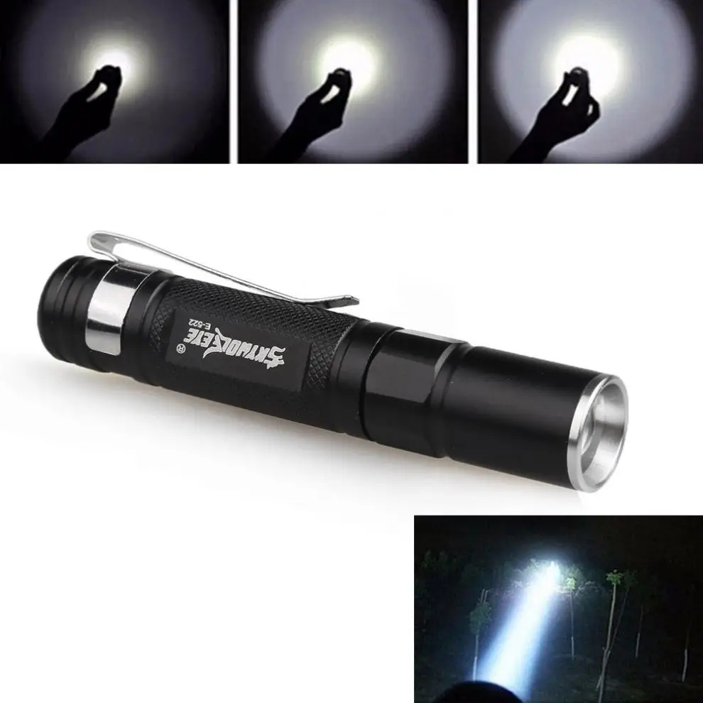 

High Quality E522 Mini LED Flashlight Waterproof 300LM XPE LED Torch Lamp Zoomable Penlight