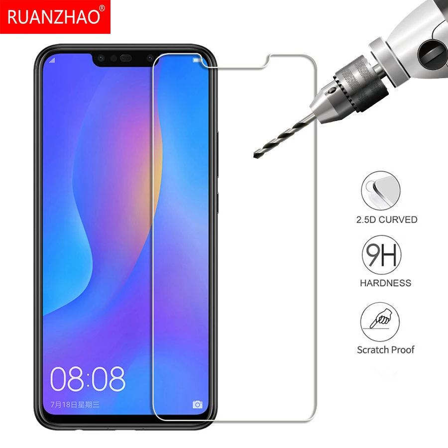 

Tempered Glass Film For Honor 8X 10 9 lite Transparent Screen Protector For Huawei 8X 10 9 lite P20 Pro P10 lite Protective Film