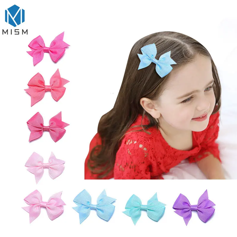 

40 pcs/set 2.5inch Multicolor Hair Bows Ties Cute Children Bowknot Kids Hair Accessories for Girls Hair Clips Hairpins Hairgrip