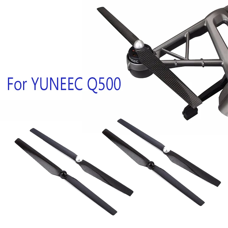 4pcs Carbon Fiber Propeller For YUNEEC Propeller Typhoon Q500 Propeller 1330 M8 Self-locking 13" Props Blades For YUNEEC Drones