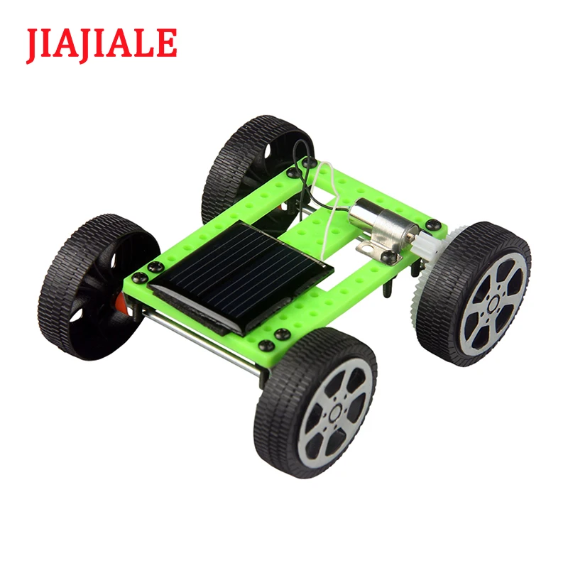 DIY маленький игрушечный автомобиль DIY Солнечная игрушка электрический автомобиль Упражнение мозговой мощности, чтобы помочь детям быстро расти