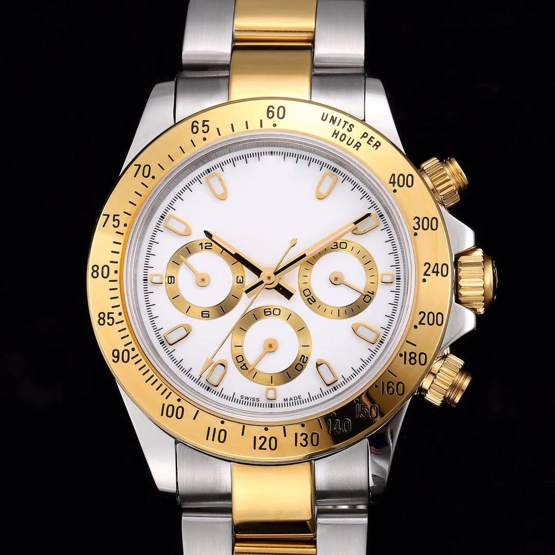 

U1 factory best selling AAA high quality luxury watch day tona 116503 series white dial 2813 movement stainless steel strap