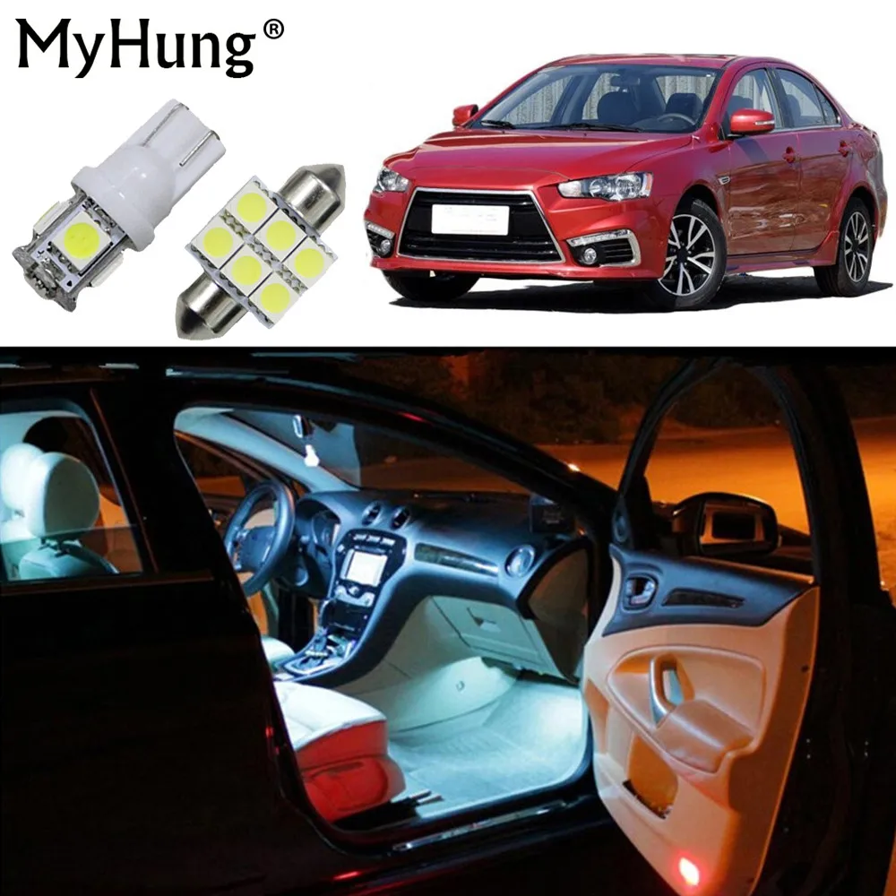 For MITSUBISHI ASX Lioncel Outlander Pajero Lancer EX Car Led Interior Light Replacement Bulbs
