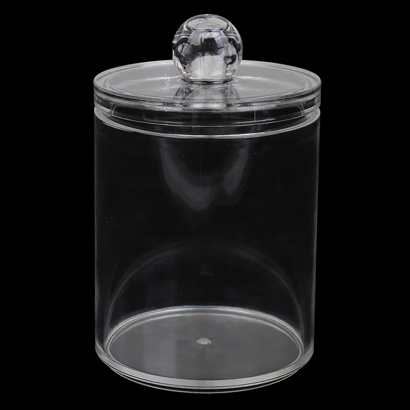 

Single Layer Clear Acrylic Storage Box Holder Transparent Cotton Swabs Stick Cosmetic Makeup Organizer Case 7X10CM