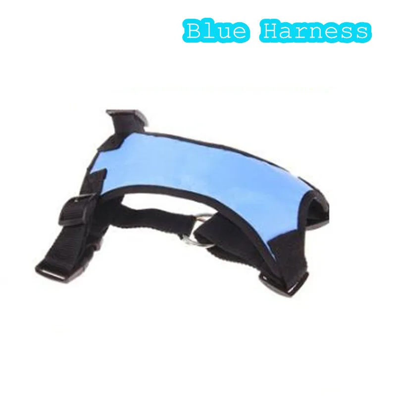 Ремень безопасности для щенка, собаки, ремень безопасности для домашних собак, ошейник для собаки, поводок, 5 цветов - Цвет: Blue Harness