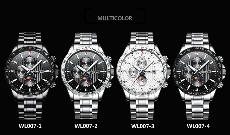 Лучший бренд класса люкс BOYZHE для мужчин с автоматическим подзаводом деловые часы Спортивные Светящиеся водостойкие мужские часы Relogio Masculino
