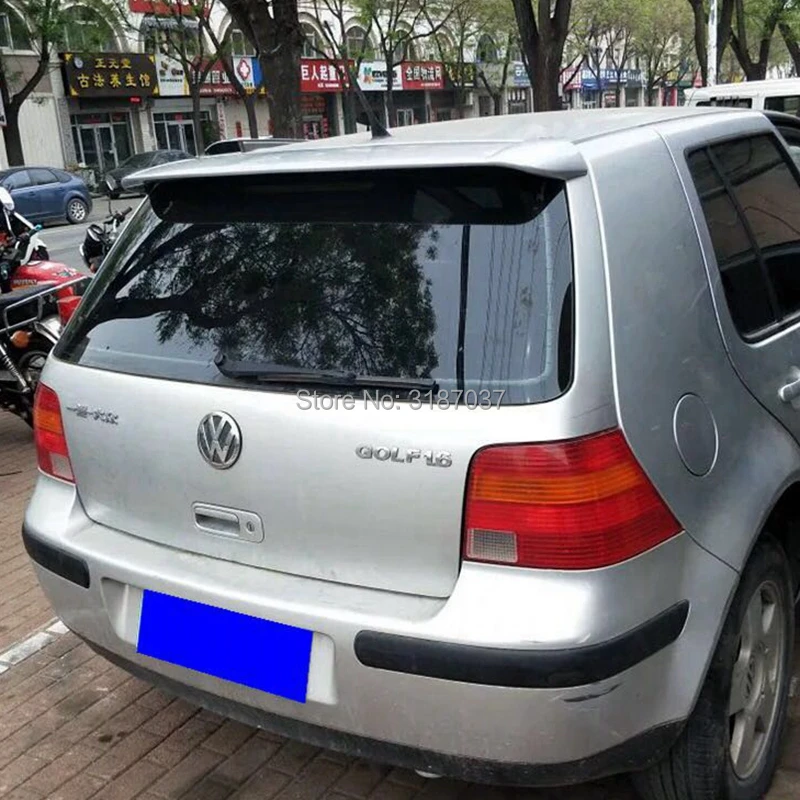 

For Golf 4 Spoiler 2006-2009 ABS Plastic Rear Roof Spoiler Wing Trunk Lip Boot Cover Car Styling