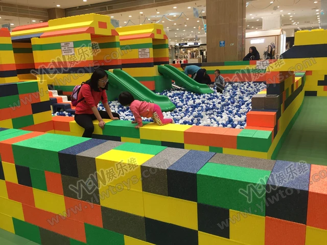  US $99.00  customize big kids DIY EPP soft bricks building playground environmentally baby/toddler EPP blocks 