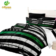 Antique Green Flag Bedding Set American Flag Design Duvet Cover Set Twin Full King Queen Bedding Independence Day Home Decor D45 Antique Green Flag Bedding Set American Flag Design Duvet Cover Set Twin Full King Queen Bedding Independence Day Home Decor D45