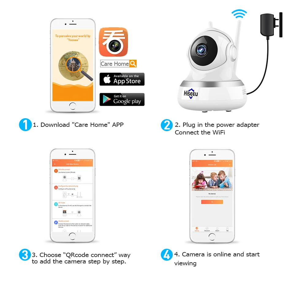  1080P IP Camera WIFI CCTV Video Surveillance P2P Home Security TF card storage 2MP babyfoon camera  - 32838192618