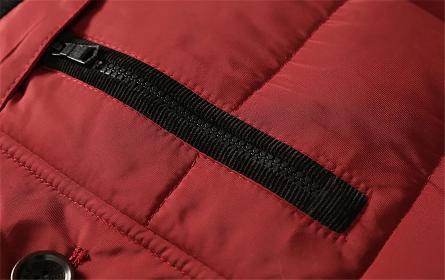 Новое поступление теплая зимняя куртка размера плюс M-5XL мужская повседневная приталенная парка с капюшоном мужское зимнее пальто