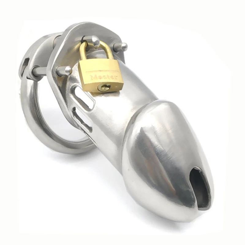316L Stainless Steel Chastity Belt,Cock Rings,Penis Cage Sleeve,Male Chastity Device with Padlock,BDSM Fetish Sex Toys For Men