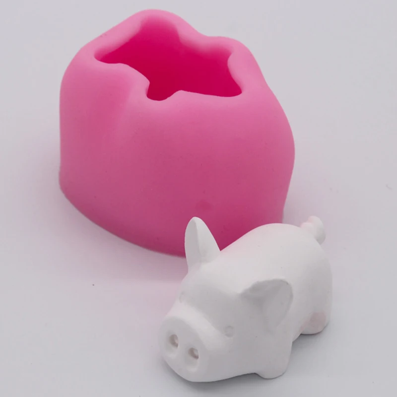 Pig Rabbit Pattern Silicone Mold Fondant Mould Sugarcraft Baking Molds Cake Decorating Tools Mayitr