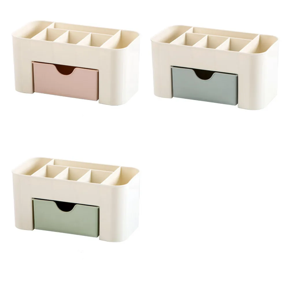 

Saving Space Desktop Comestics Makeup Storage Drawer Type Box Caja Almacenamiento Organizador Storage Box#w