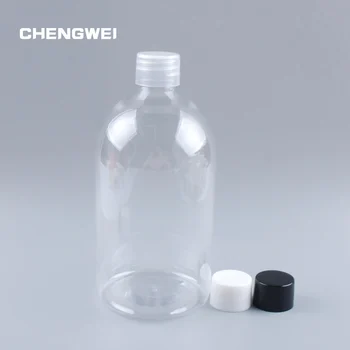 

CHENGWEI 500ml PET Plastic Beverage Screw Cap Bottle 3Pcs/lot High Capacity Refillable Bottles