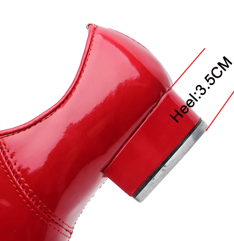 Ceny Brand New Hot sprzedaż patentu skórzane zatykania kranu buty dla mężczyzn i kobiet zasznurować rozmiar EU34 EU45 Jazz zatykania buty