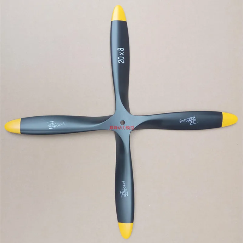 

4 Blade 20x8/20x10/20x12/22x10 CCW Wooden Propeller High Quality For Scale RC Gas Airplane Model