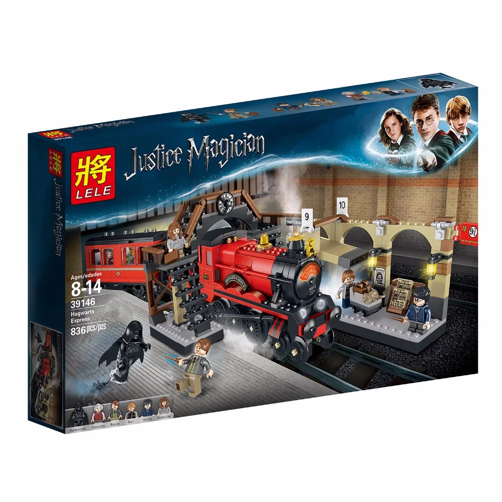 Harry Potter Train Trip 836pcs Compatibie Legoings Building Blocks Kit Toy DIY Educational Children Gifts