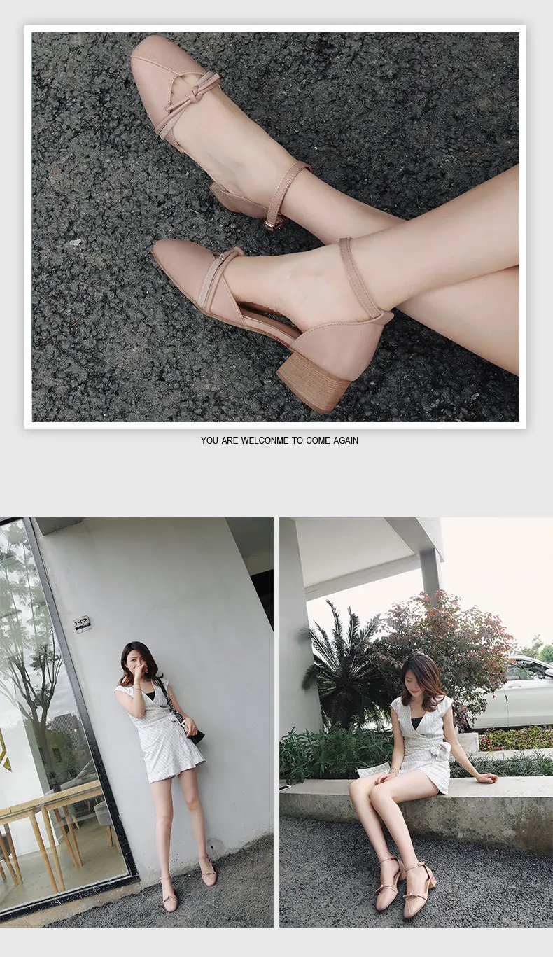 Ремешок на щиколотке Mary Jeans сандалии женские пояса Боути пляжные сандалии квадратный носок женские Вьетнамки Для женщин на низком каблуке тапочки на танкетке обувь