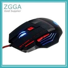 Оптическая проводная мышь с подсветкой USB игровая Мышь для Windows 2000/XP/win7/win8/Vista 32bit светодиодный 7 кнопок Точек на дюйм 1000/1600/2400/3200