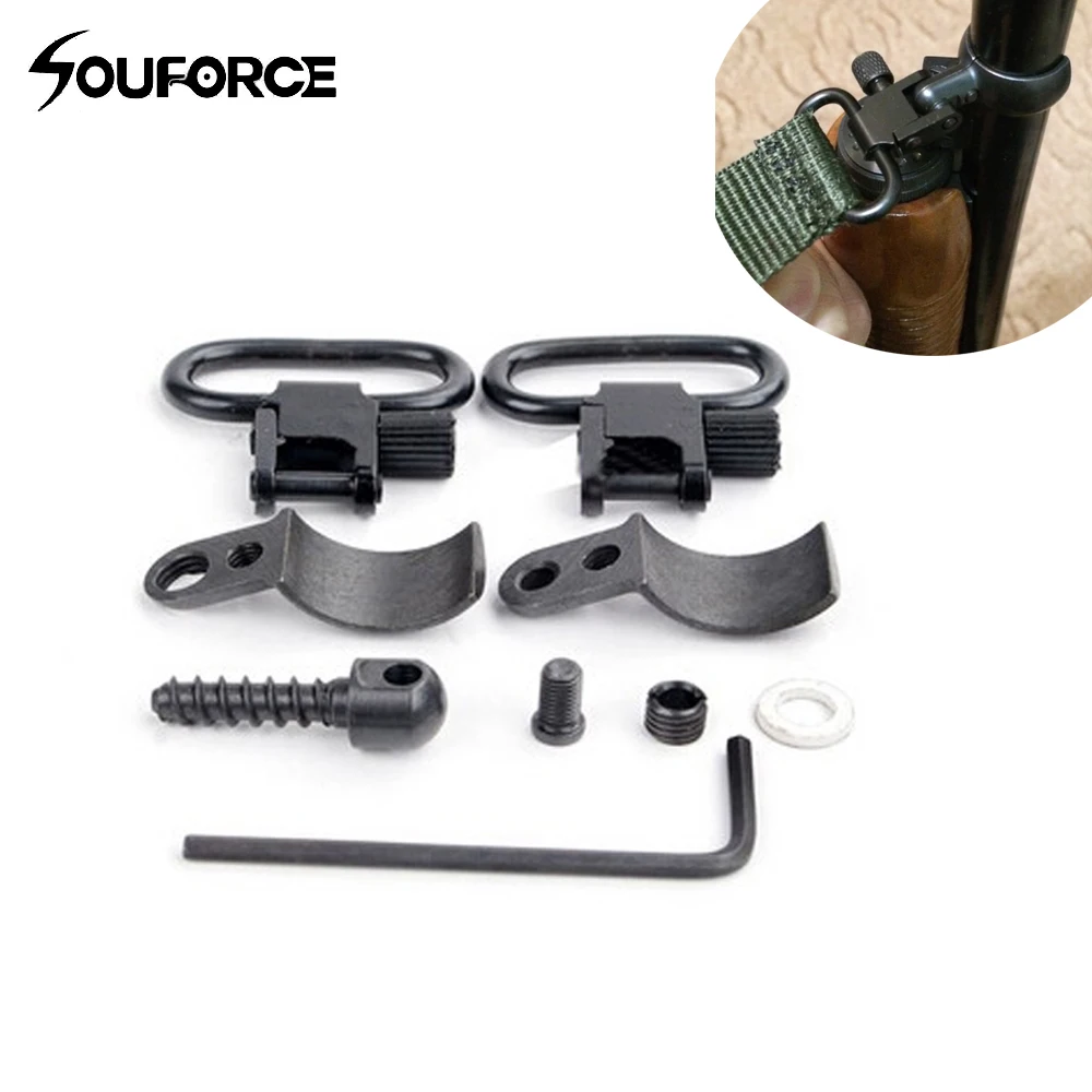 

Quick Detach Swivels Wood Screw 1593-2 for 1"Slings .800"-.850" Bolt Mount Action Rifle Hunting