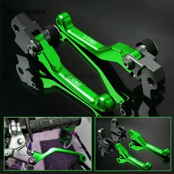 

Pitvot Dirt Brake Clutch Lever CNC for KAWASAKI KLX125 KLX150S KLX250 KLX450R 2008-2016 KLX 150 Motorbike Levers Accessories