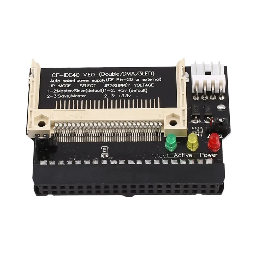 

40 Pin IDE Bootable Adapter Compact Flash CF to 3.5 Female Converter Card Standard IDE Interface True-IDE Mode Hot New Arrival