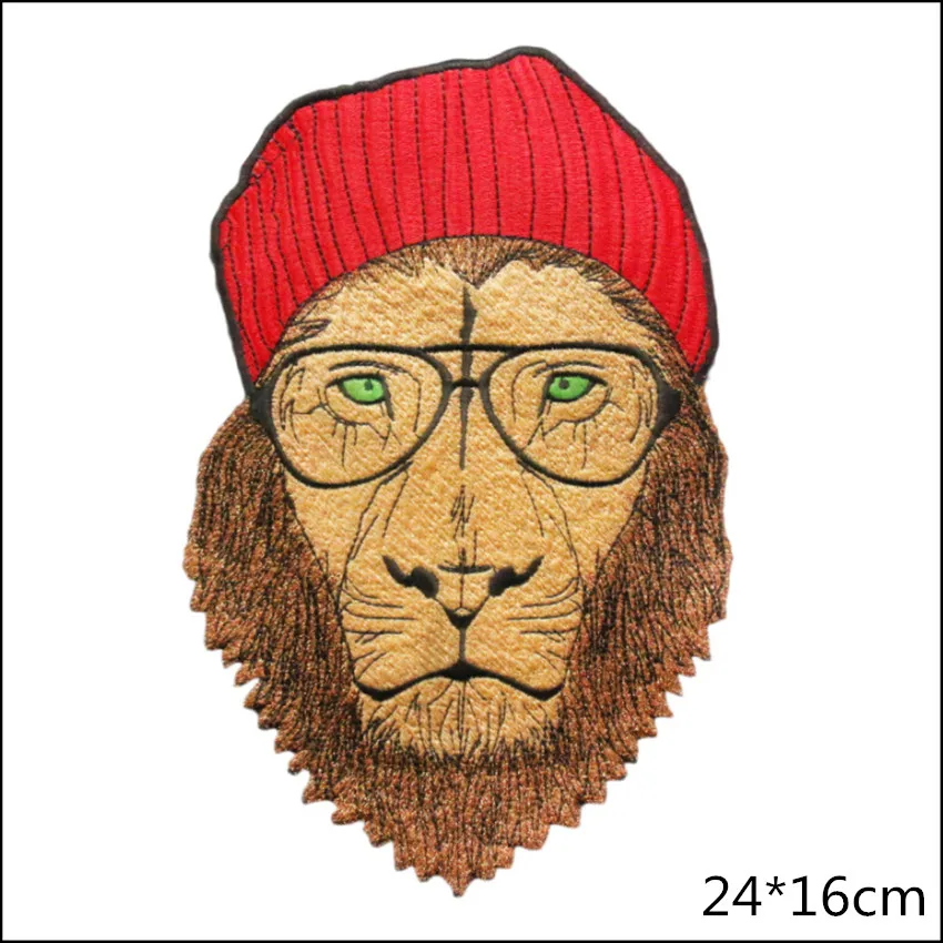 

Big Sequins Lion CC patch bag shoes embroidery patch stickers children clothes decoration accessories
